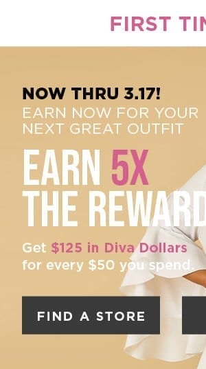 Limited Time! 5X Diva Dollars