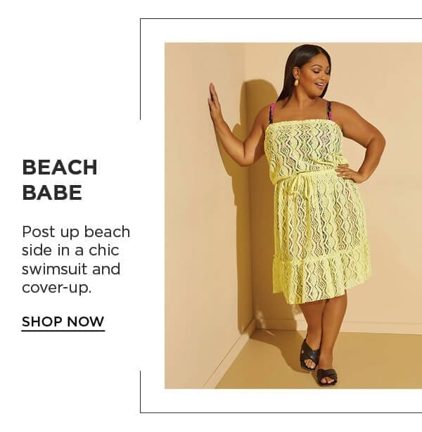 Just Cover Me Lace Swim Cover Up