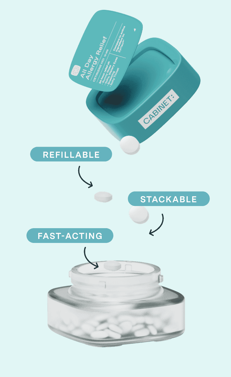Refillable, Stackable, Fast-Acting
