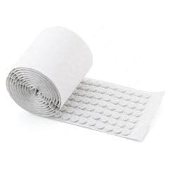 Heavy Duty Self-Adhesive Quiet Bumper Felt Pads, Roll of 1,000, White