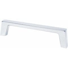 Berenson Brookridge 5-1/16 Inch Center to Center Polished Chrome Cabinet Pull, Zinc Material, Transitional Style, Classic Comfort Series