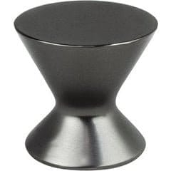 Berenson Domestic Bliss 1-3/16" Diameter Cabinet Knob, Slate Finish, Zinc Material, Transitional Style for Modern Homes