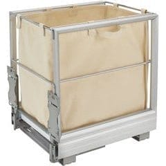 5190 Pullout Canvas Hamper with White Tray