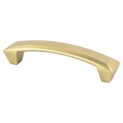 Berenson Laura 3-3/4 Inch Center to Center Modern Bronze Cabinet Pull, Contemporary Style, Zinc Material
