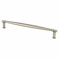 Berenson Dierdra 8-13/16 Inch Center to Center Weathered Nickel Cabinet Pull, Transitional Style Zinc Material for Cabinets