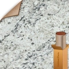 4 ft. x 8 ft. Vertical Grade Laminate Sheet, Matte Finish White Ice Granite