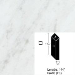 Wilsonart Bevel Edge, White Carrara, 4 ft (Pack of 3)