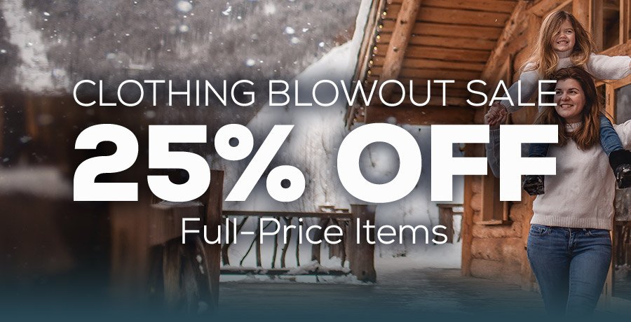 25% OFF Full-Price Clothing Items 