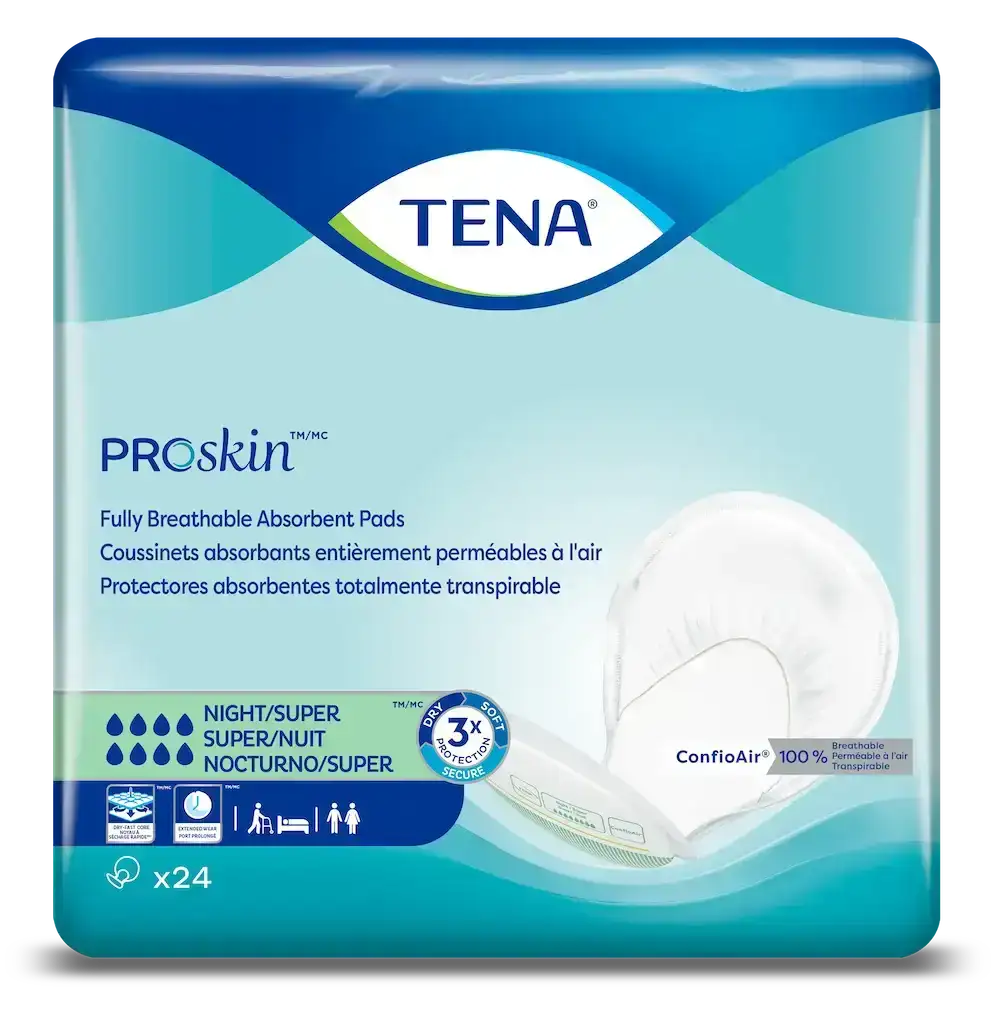 Image of TENA ProSkin Night Super Absorbent Pads