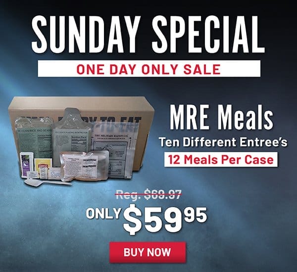 MRE 12 Meal Case