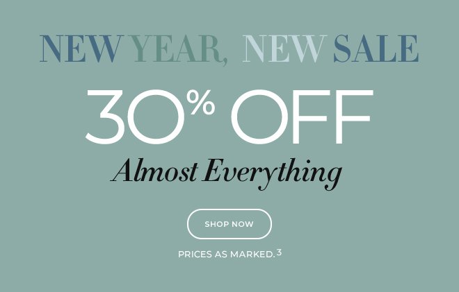 30% off almost everything