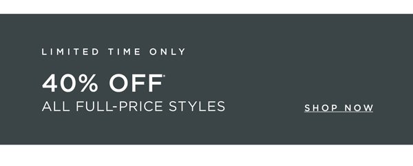 Spend & Save: 40% Off* Sitewide or 50% Off* When You Spend \\$150+