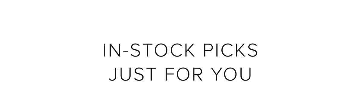in stock picks just for you