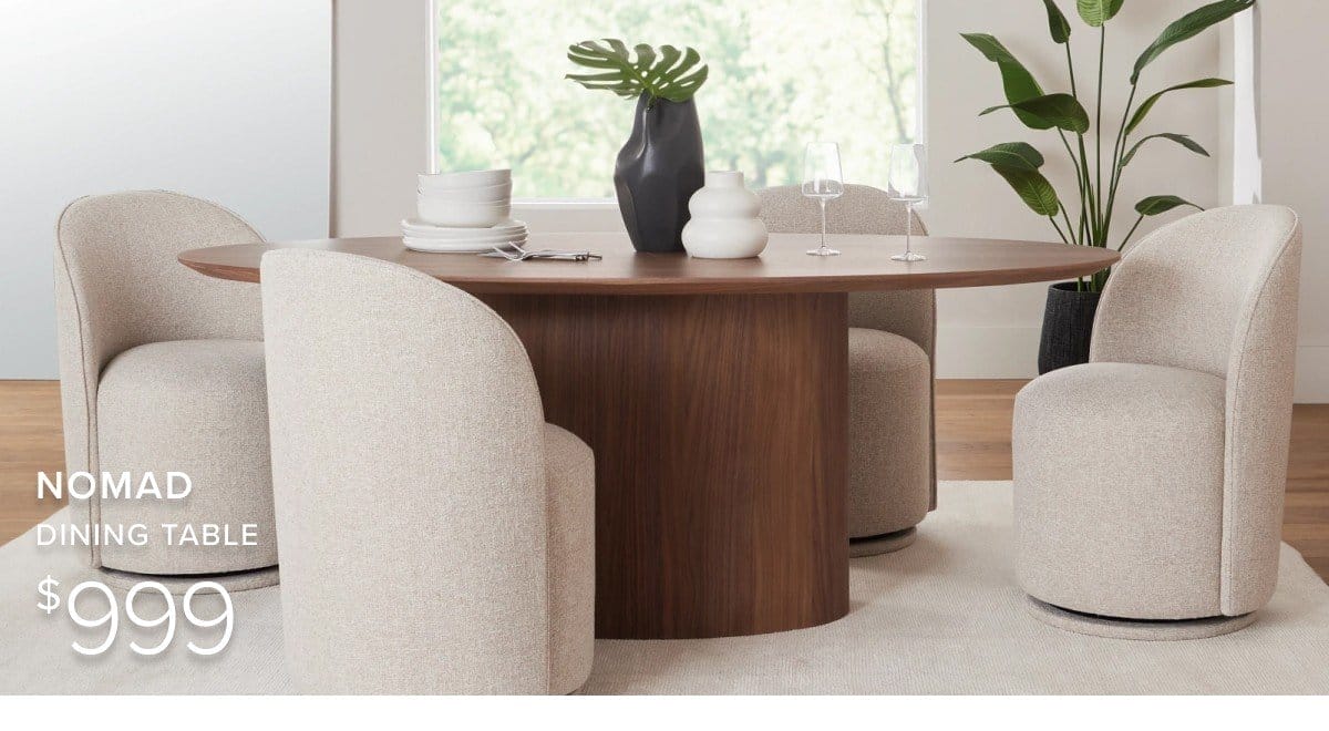 nomad dining table \\$999