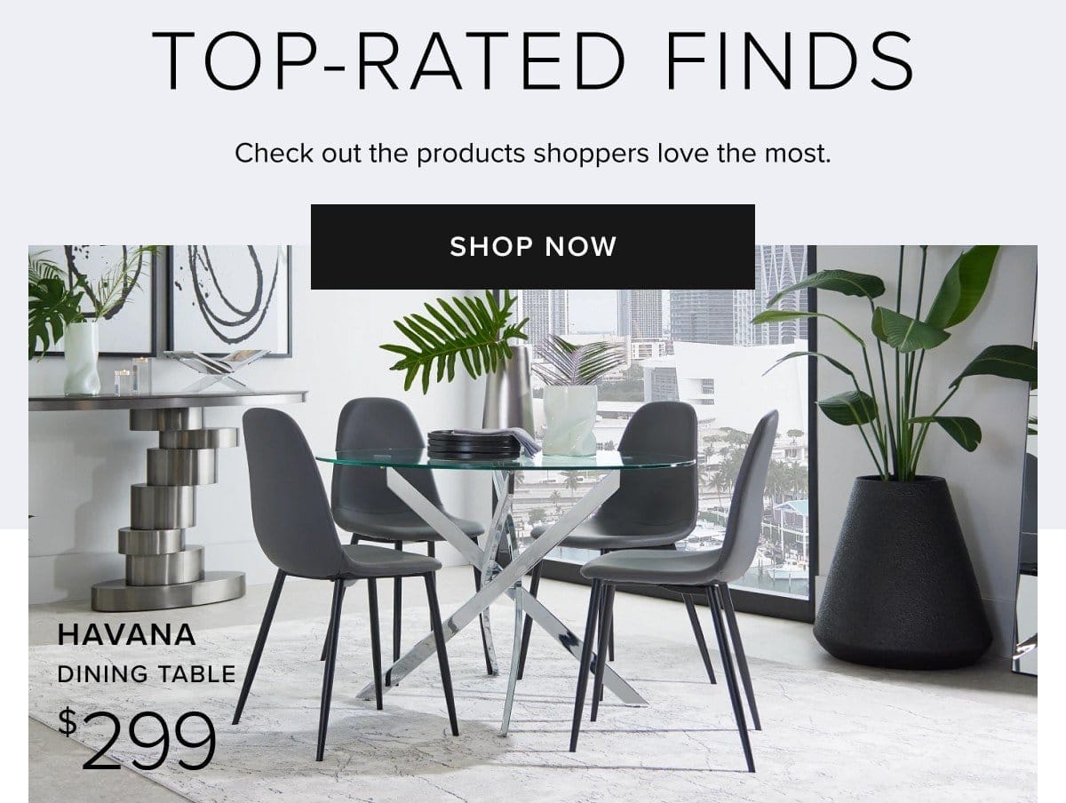 top rated finds. shop now