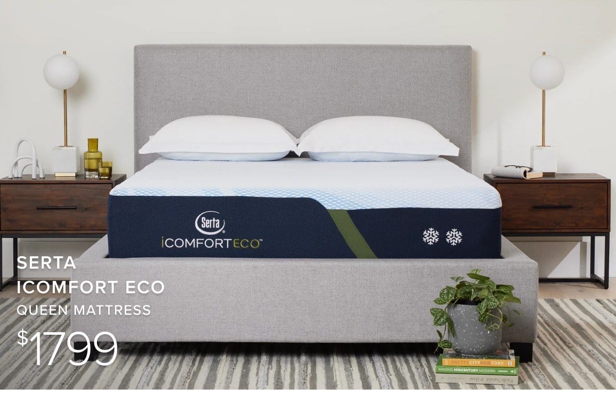 serta icomfort eco queen mattress \\$1799