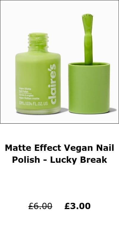 Matte Effect Vegan Nail Polish