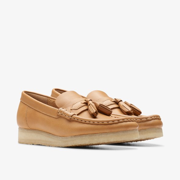 Wallabee Loafer Mid Tan Leather
