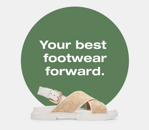 Your best footwear forward.