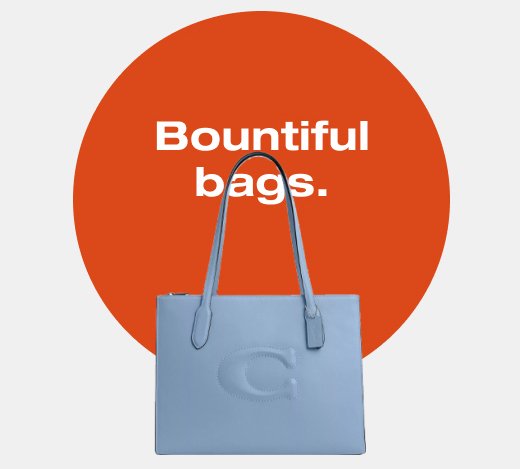 Bountiful bags.