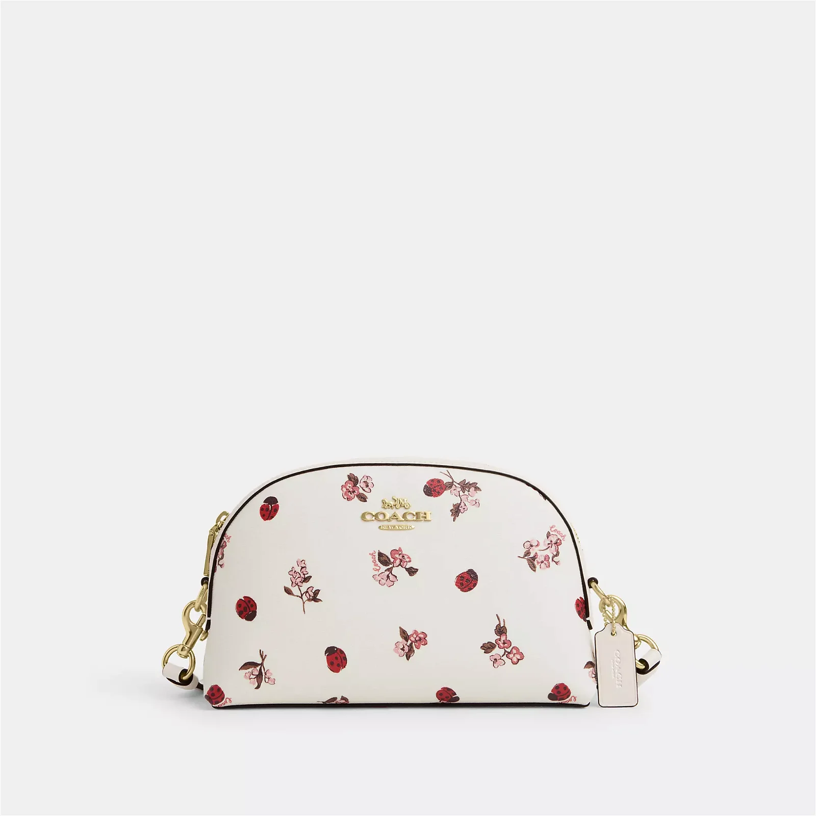 Madi Crossbody With Ladybug Floral Print