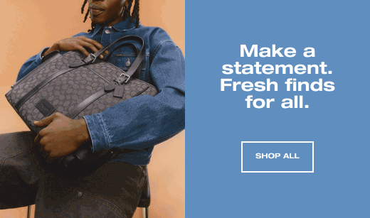 Make a statement. Fresh finds for all. SHOP ALL