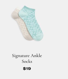 Signature Ankle Socks \\$19