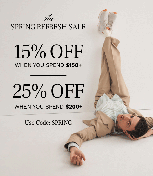 The Spring Refresh Sale