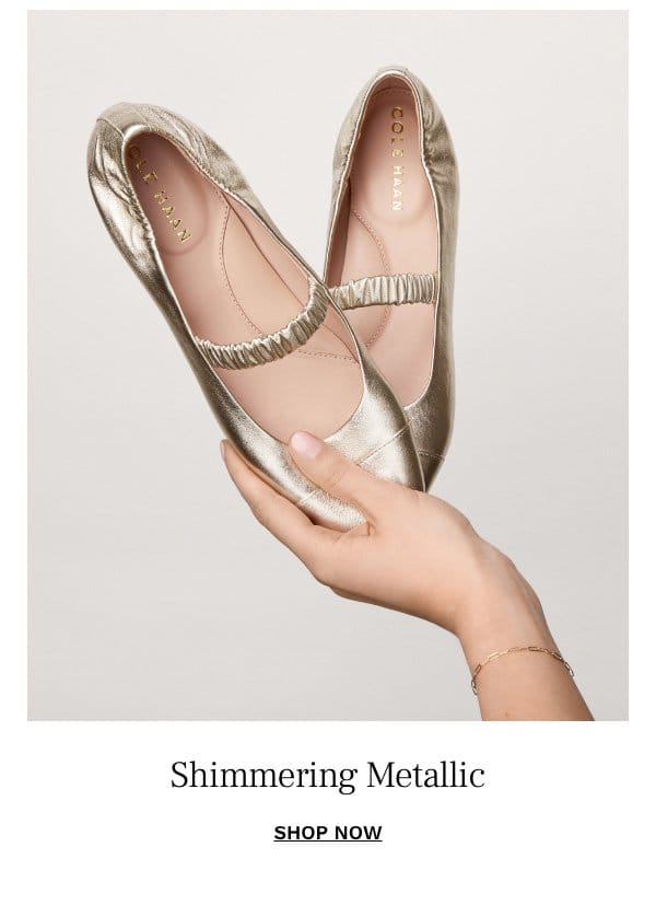 Shimmering Metallic Yvette | Shop Now