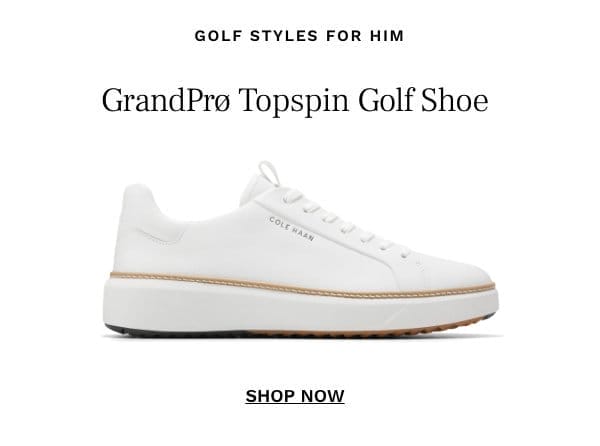 GrandPrø Topspin Golf Shoe | SHOP NOW