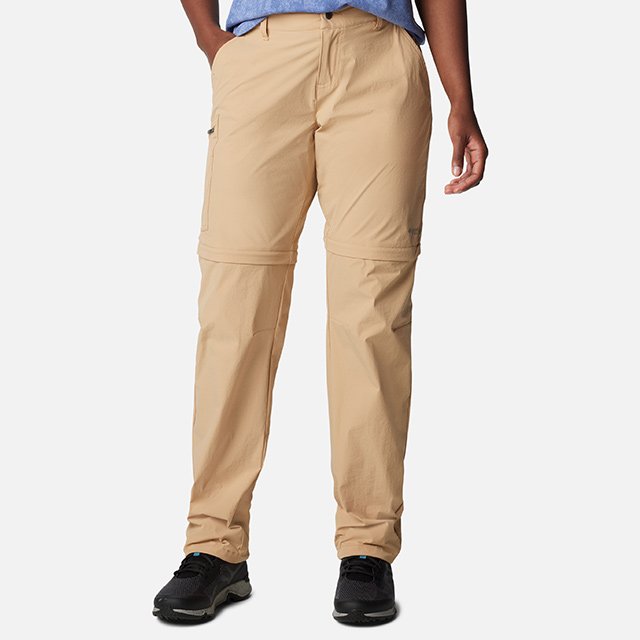 Woman in convertible pants with Omni Shade Broad Spectrum Air Flow
