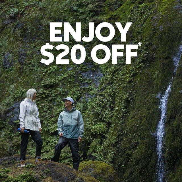 HERE'S \\$20 OFF!