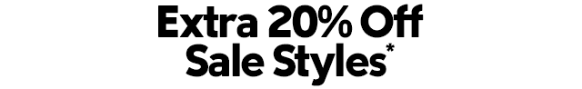 Extra 20% off select styles