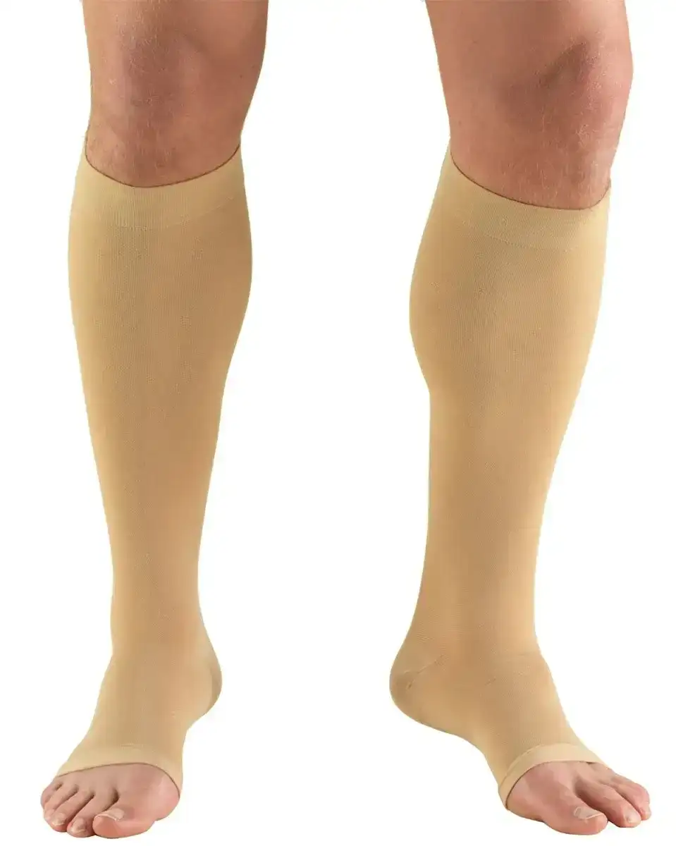 Image of TRUFORM Classic Medical OPEN TOE Knee High Support Stockings 20-30 mmHg