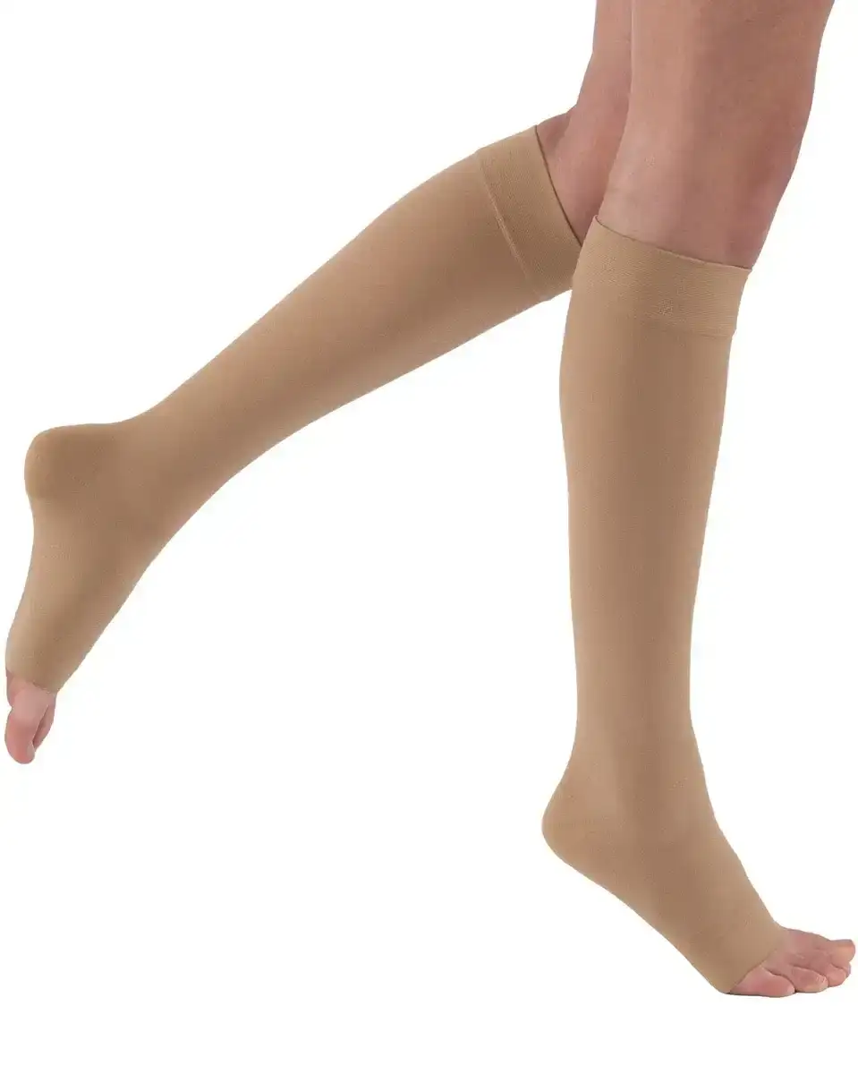 Image of Jobst Relief Knee Highs Open Toe Unisex 30-40 mmHg