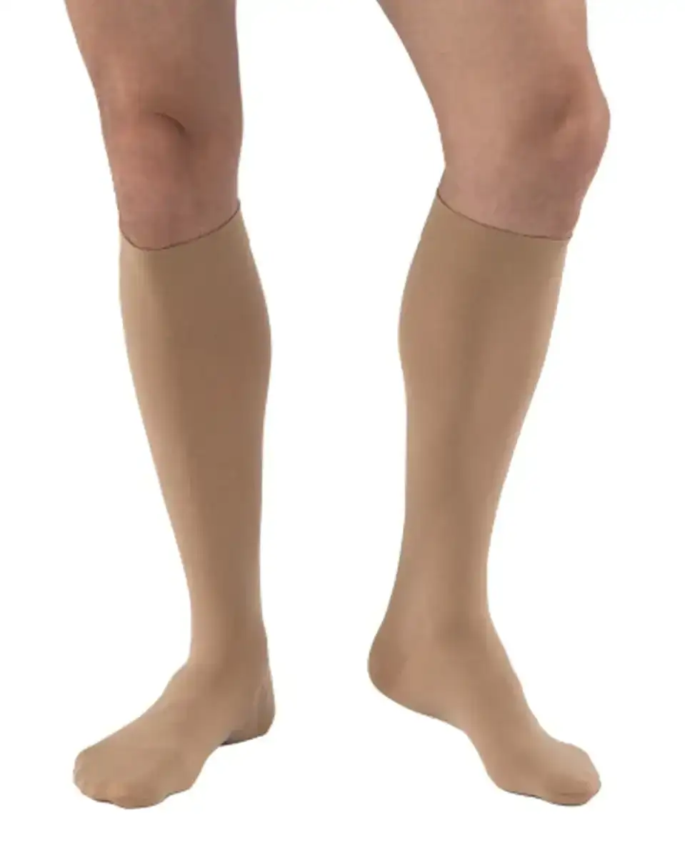 Image of Jobst Relief Knee Highs Closed Toe Unisex 20-30 mmHg