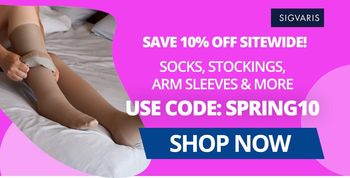 SAVE 10% OFF SITEWIDE! Socks, stockings, arm sleeves & more | USE CODE SPRING10 → SHOP NOW