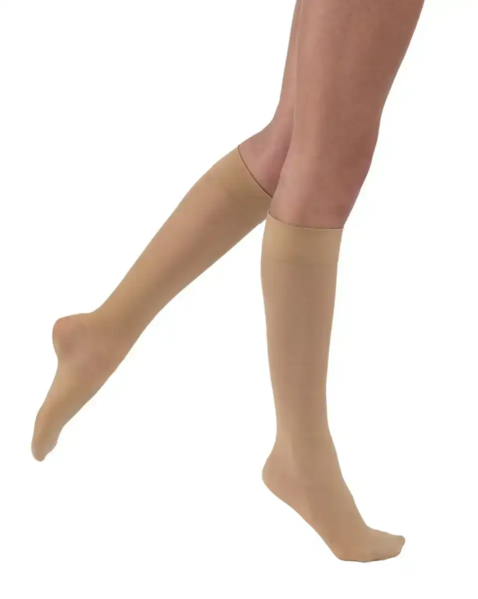 Image of Jobst Ultrasheer Closed Toe Knee Highs 15-20 mmHg