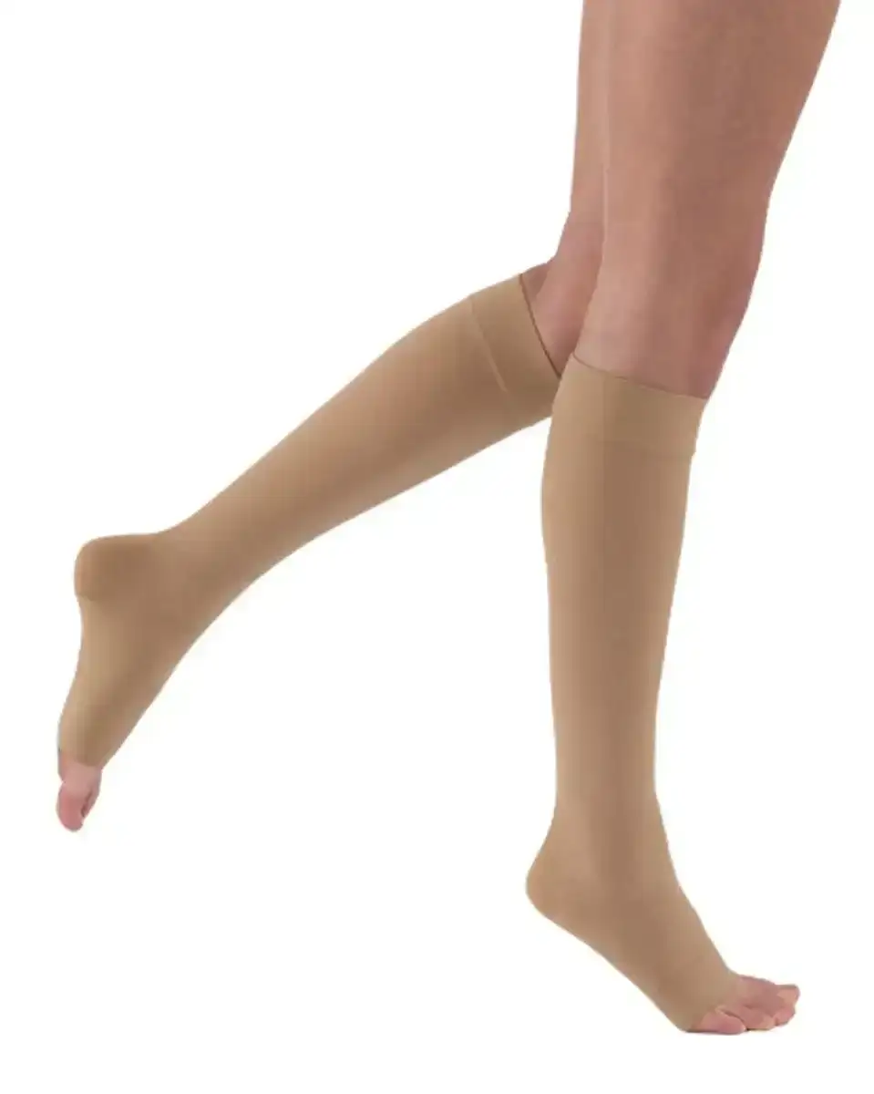 Image of Jobst Relief Knee Highs Open Toe Unisex 15-20 mmHg