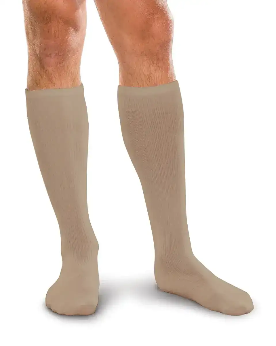 Image of Therafirm Core-Spun Support Socks for Men & Women 10-15mmHg