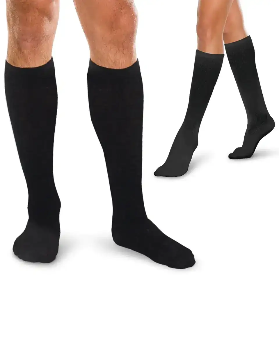 Image of Therafirm Core-Spun Support Socks for Men & Women 20-30mmHg
