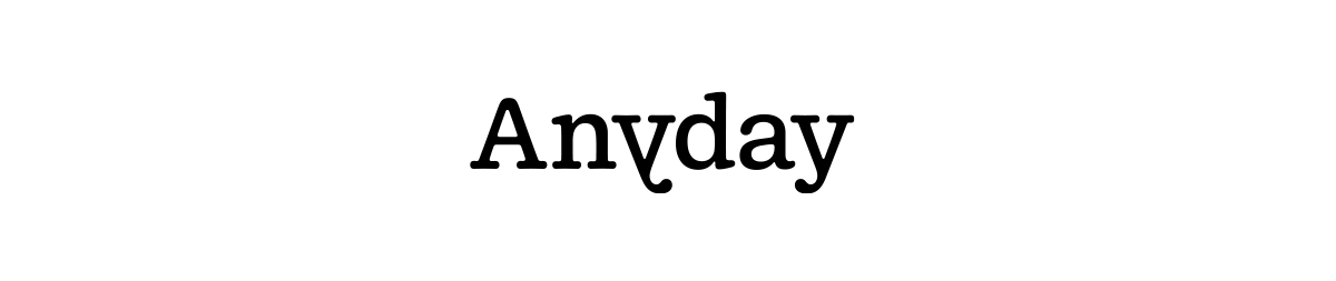 Anyday logo | \\$10 GIFT