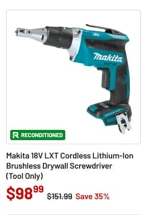 Makita 18V LXT Cordless Lithium-Ion Brushless Drywall Screwdriver