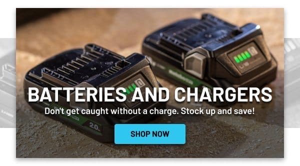 Batteries and chargers