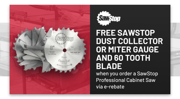 Free sawstop dust collector