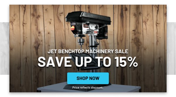 Jet benchtop machinery sale