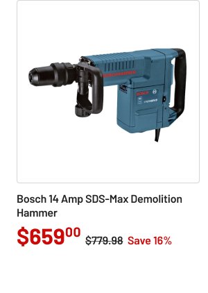 Bosch 14 Amp SDS-max Demolition Hammer
