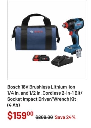 Bosch Socket Impact Driver/Wrench Kit