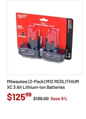 Milwaukee XC 3 Ah Lithium-Ion Battery