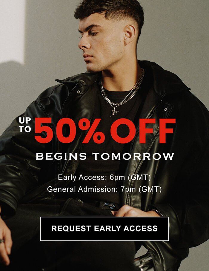 up to 50% off sale starts tomorrow
